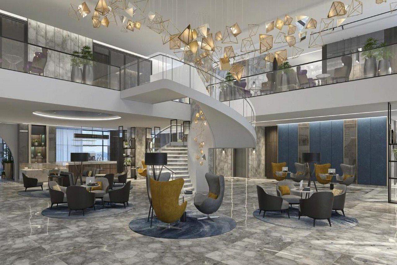 Crowne Plaza - West Cairo Arkan By Ihg 6th of October City Екстериор снимка The hotel's lobby